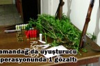 Samandağ’da uyuşturucu operasyonunda 1 gözaltı