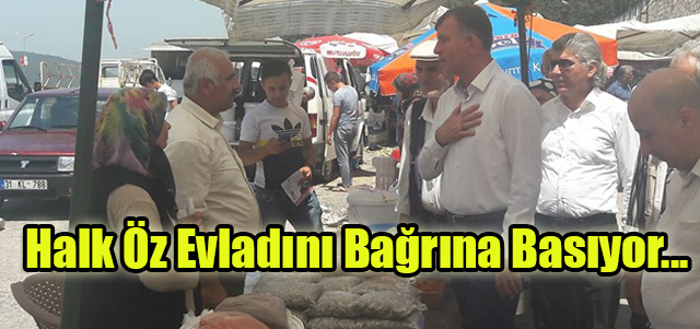 Halk Öz Evladını Bağrına Basıyor…