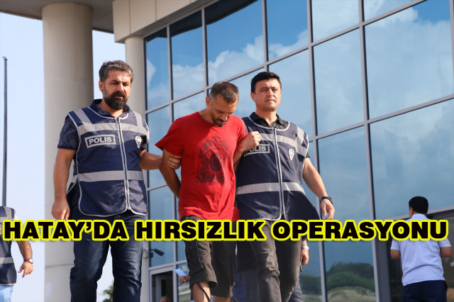Hatay’da Hırsızlık Operasyonu…