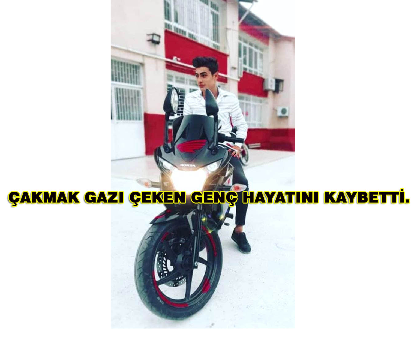 Çakmak Gazı’ Çeken Genç Hayatını Kaybetti