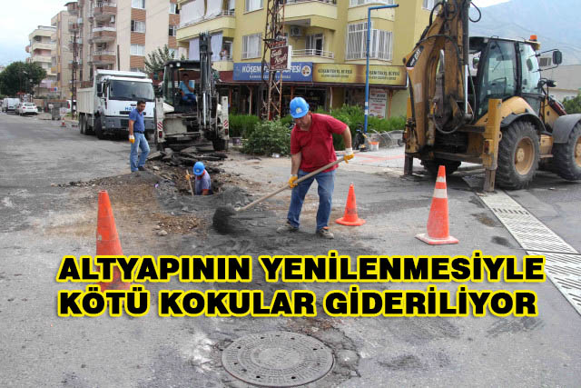 Altyapının Yenilenmesiyle Kötü Kokular Gideriliyor