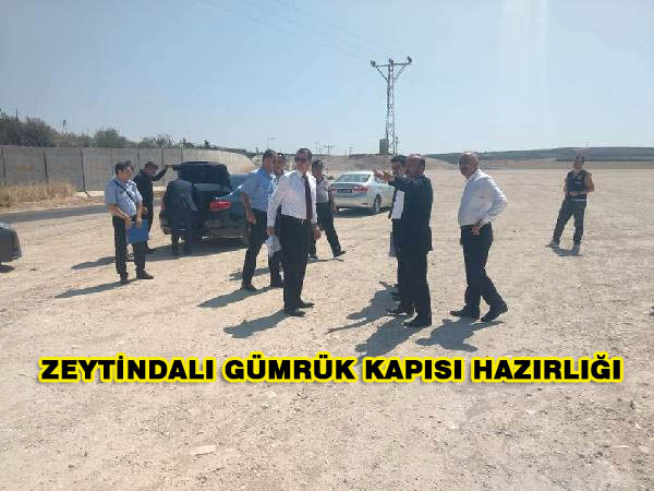 Hatay’da Zeytindalı Gümrük Kapısı Hazırlığı