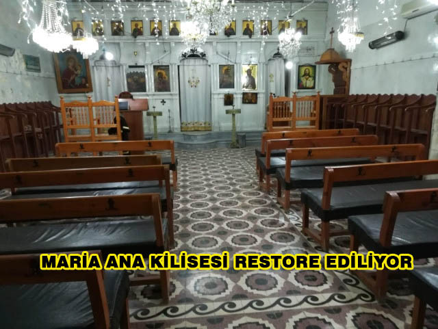 Maria Ana Kilisesi Restore Ediliyor