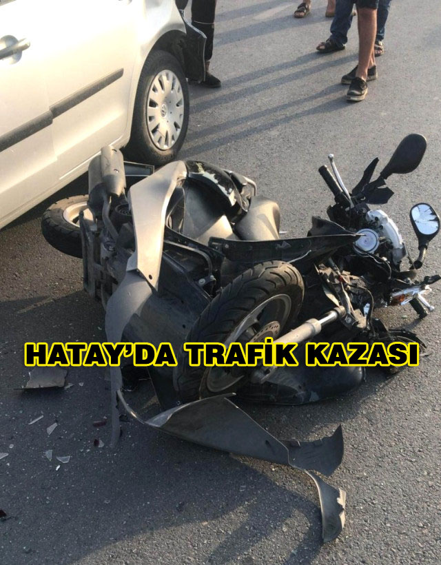Hatay’da Trafik Kazası: 1 Ağır Yaralı