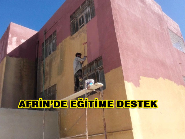 Afrin’de Eğitime Destek