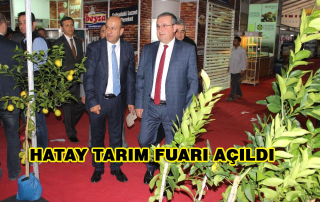 Hatay Tarım Fuarı Açıldı
