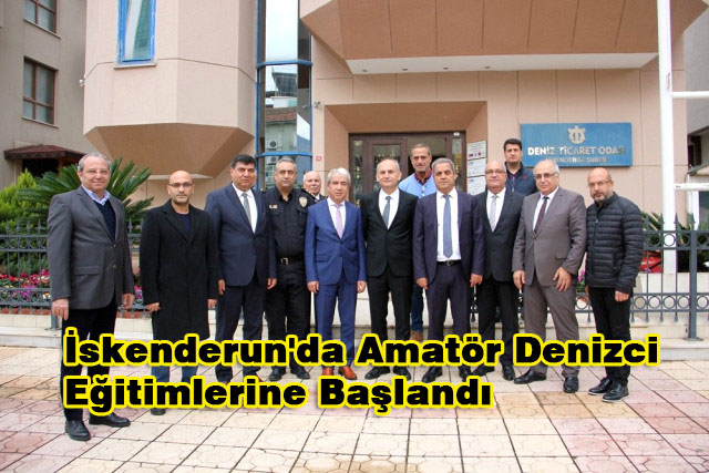 İskenderun’da Amatör Denizci Eğitimlerine Başlandı