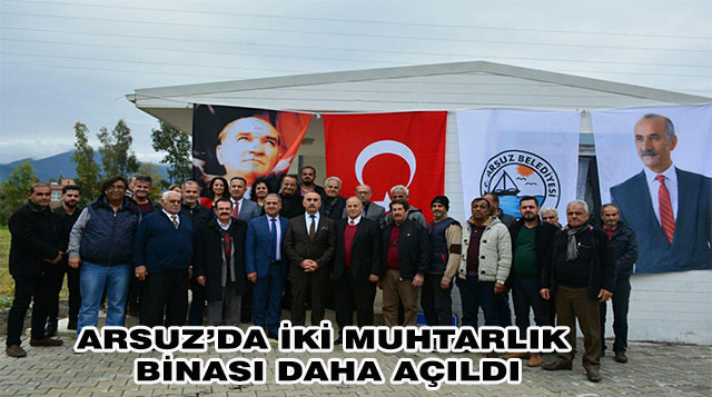 ARSUZ’DA İKİ MUHTARLIK BİNASI DAHA AÇILDI