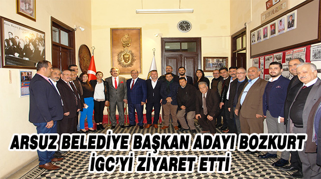Ak Parti Arsuz Belediye Başkan Adayı Necim Bozkurt, İskenderun Gazeteciler Cemiyeti’ne ziyarette bulundu.
