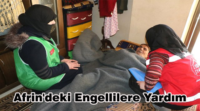 Afrin’deki Engellilere Yardım