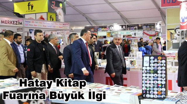 Hatay Kitap Fuarına Büyük İlgi