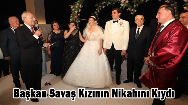 Başkan Savaş Kızının Nikahını Kıydı