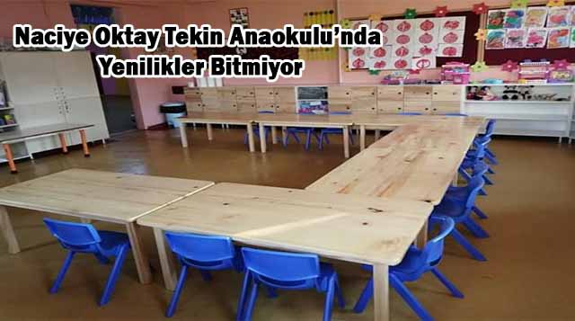 Naciye Oktay Tekin Anaokulu’nda Yenilikler Bitmiyor