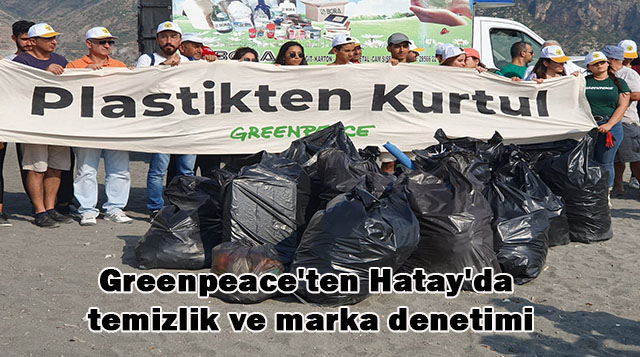 Greenpeace’ten Hatay’da temizlik ve marka denetimi