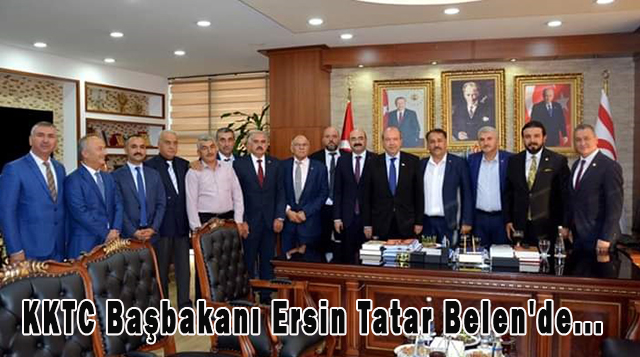 KKTC Başbakanı Ersin Tatar Belen’de…