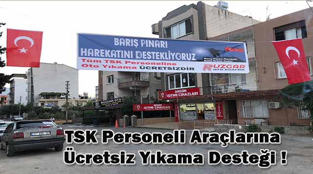TSK Personeli Araçlarına Ücretsiz Yıkama Desteği !