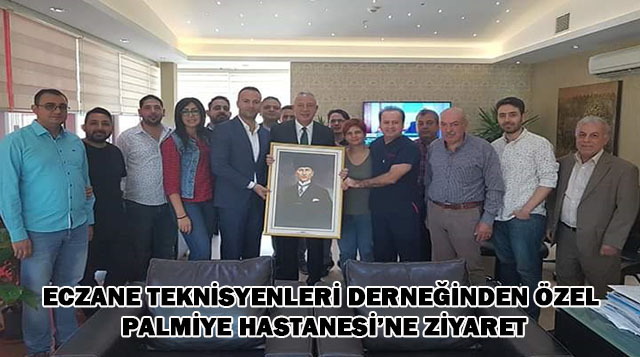 Eczane Teknisyenleri Derneğinden Özel Palmiye Hastanesi’ne Ziyaret