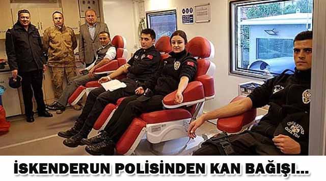 İskenderun Polisinden Kan Bağışı…