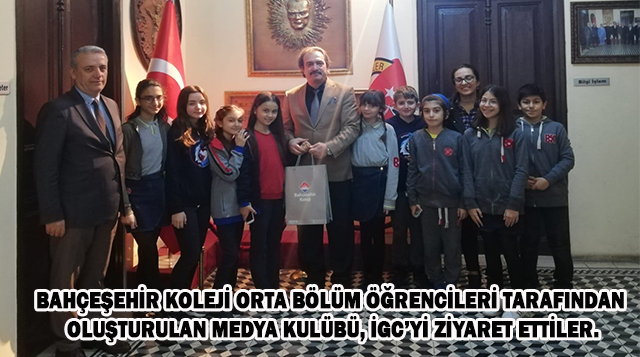Bahçeşehir Koleji orta bölüm öğrencileri tarafından oluşturulan Medya Kulübü, İGC’yi ziyaret ettiler.