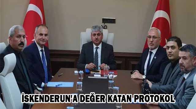 İskenderun’a Değer Katan Protokol
