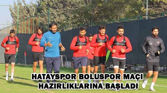 Hatayspor Boluspor Maçı Hazırlıklarına Başladı