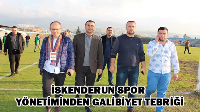 İSKENDERUN SPOR YÖNETİMİNDEN GALİBİYET TEBRİĞİ