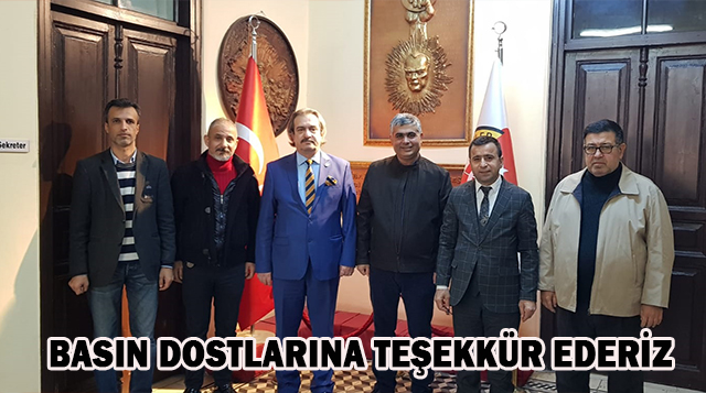 BASIN DOSTLARINA TEŞEKKÜR EDERİZ