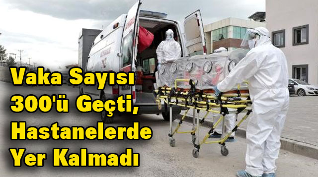 Vaka Sayısı 300’ü Geçti, Hastanelerde Yer Kalmadı