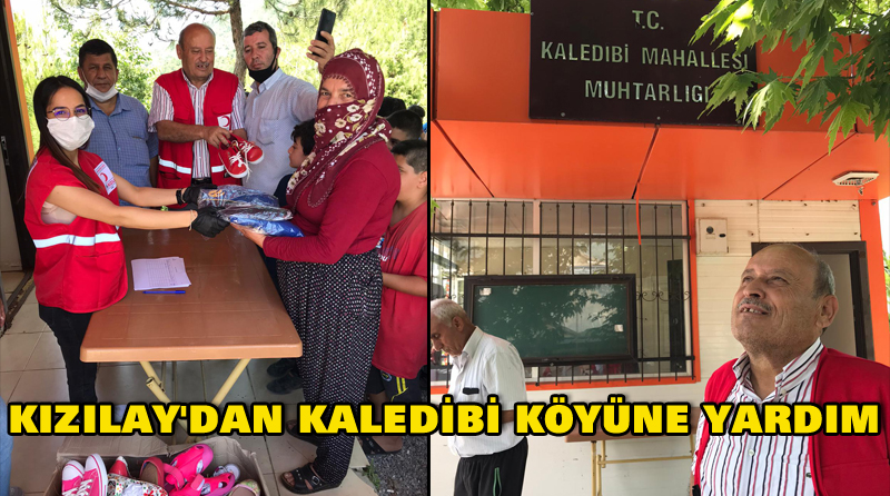 KIZILAY’DAN KALEDİBİ KÖYÜNE YARDIM