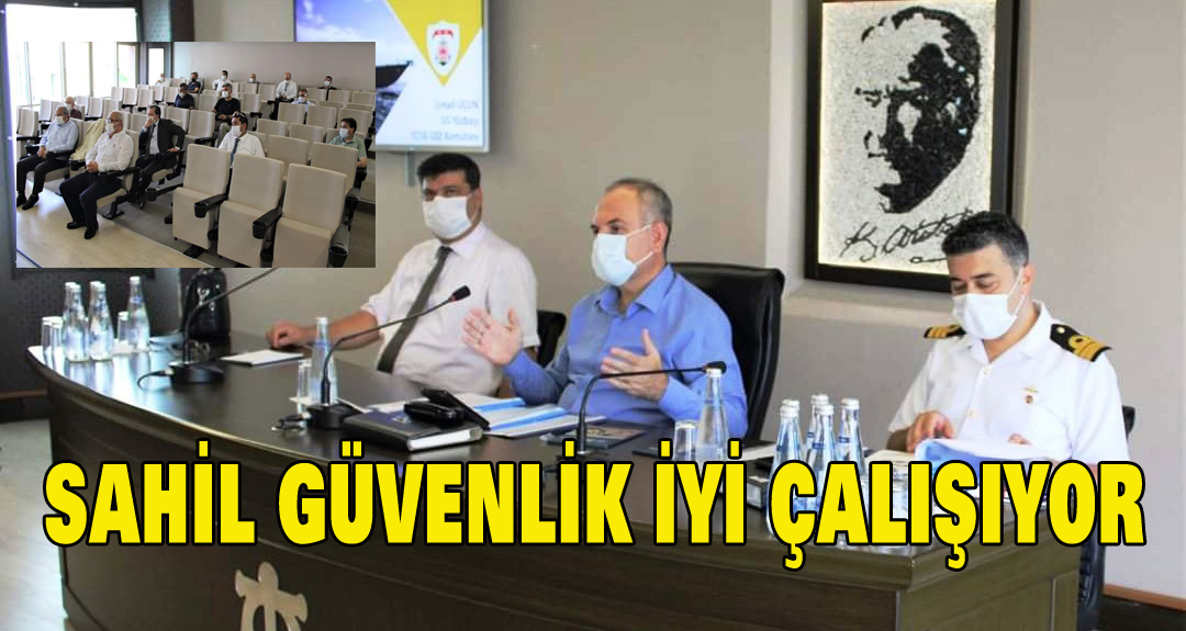 SAHİL GÜVENLİK İYİ ÇALIŞIYOR