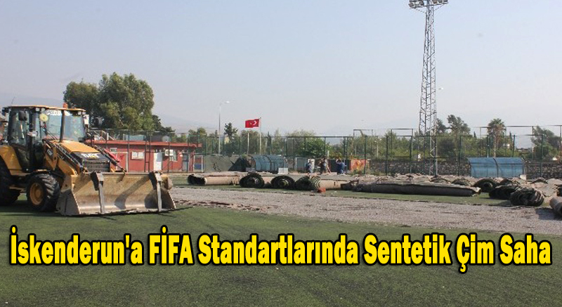 İskenderun’a FİFA Standartlarında Sentetik Çim Saha