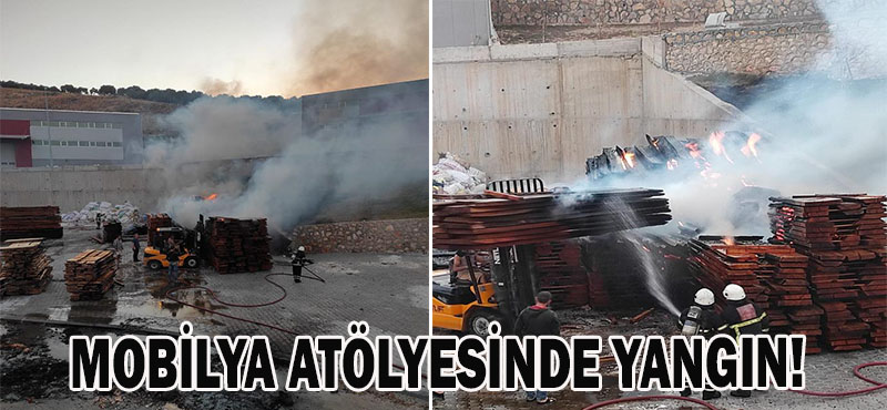 MOBİLYA ATÖLYESİNDE YANGIN!