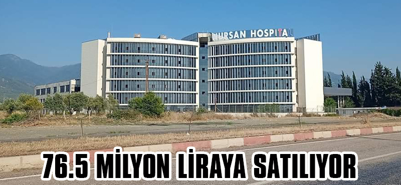76.5 MİLYON LİRAYA SATILIYOR