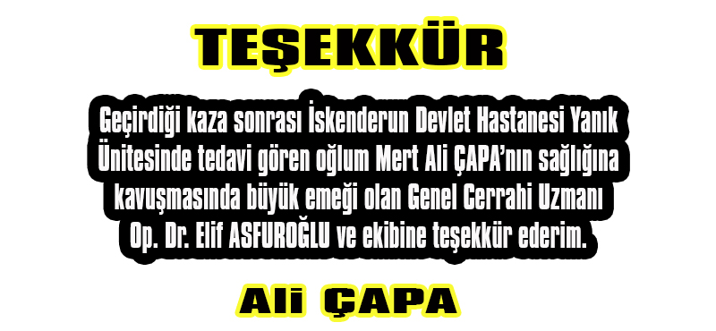 TEŞEKKÜR