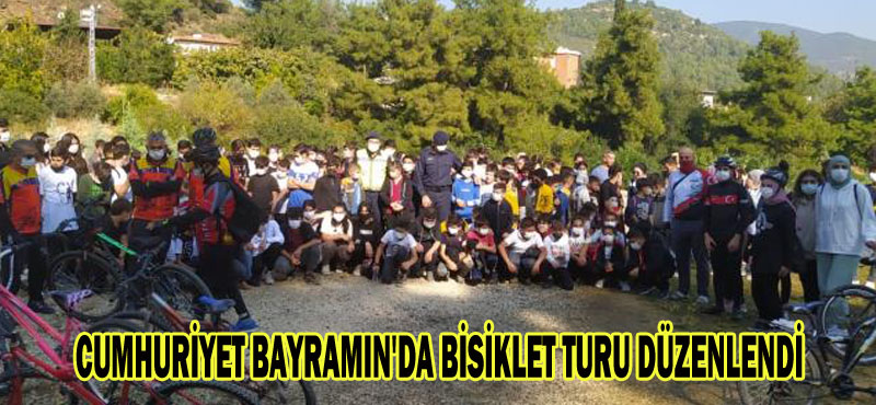 CUMHURİYET BAYRAMIN’DA BİSİKLET TURU DÜZENLENDİ