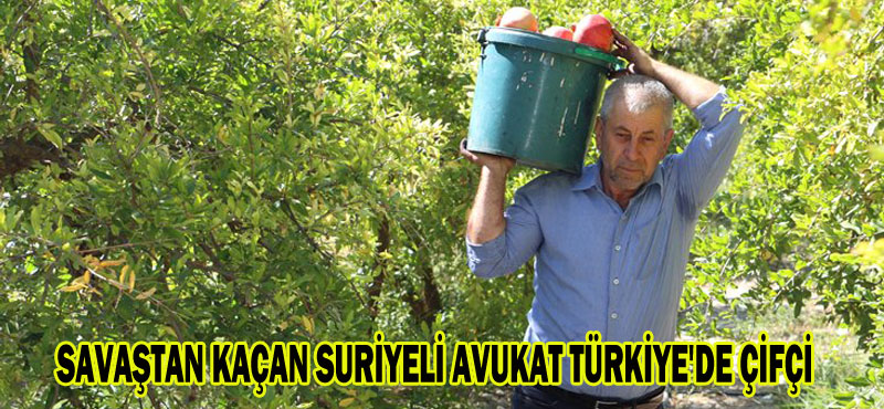 SAVAŞTAN KAÇAN SURİYELİ AVUKAT TÜRKİYE’DE ÇİFÇİ