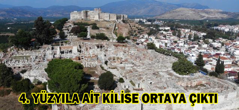4. YÜZYILA AİT KİLİSE ORTAYA ÇIKTI