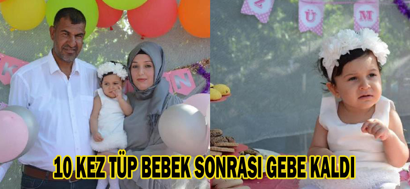 10 KEZ TÜP BEBEK SONRASI GEBE KALDI