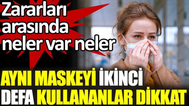 AYNI MASKEYİ İKİNCİ KEZ KULLANMAYIN