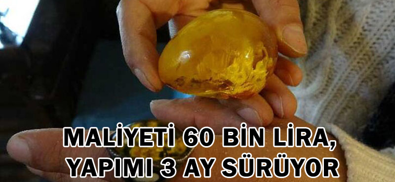 MALİYETİ 60 BİN LİRA, YAPIMI 3 AY SÜRÜYOR