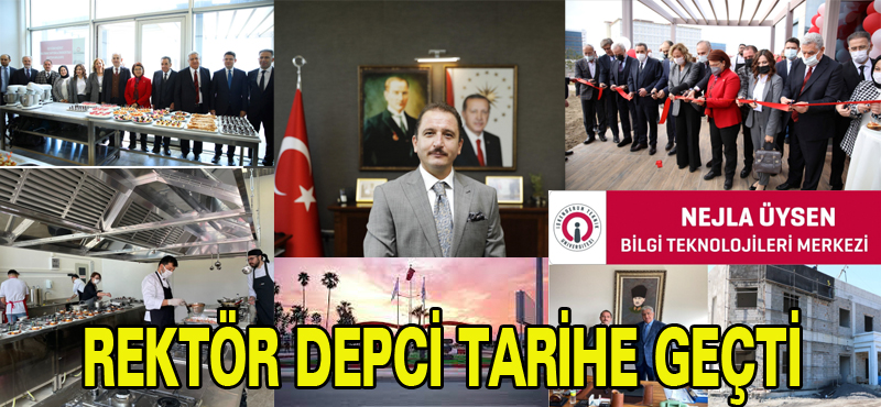 REKTÖR DEPCİ TARİHE GEÇTİ
