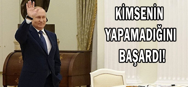 KİMSENİN YAPAMADIĞINI BAŞARDI!