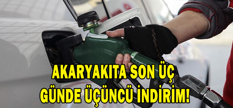 AKARYAKITA SON ÜÇ GÜNDE ÜÇÜNCÜ İNDİRİM!