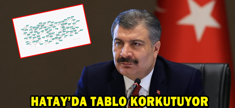HATAY’DA TABLO KORKUTUYOR
