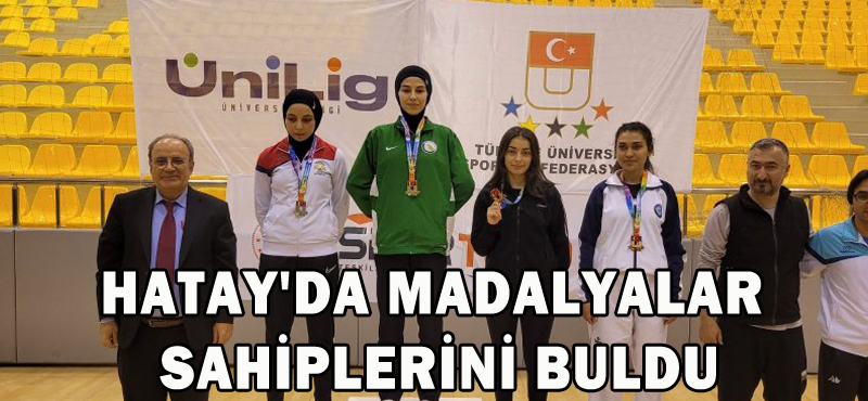 HATAY’DA MADALYALAR SAHİPLERİNİ BULDU