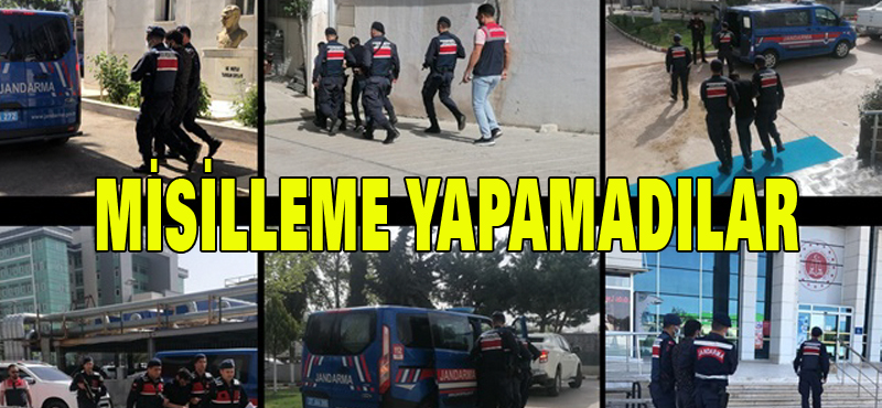 Misilleme yapamadılar