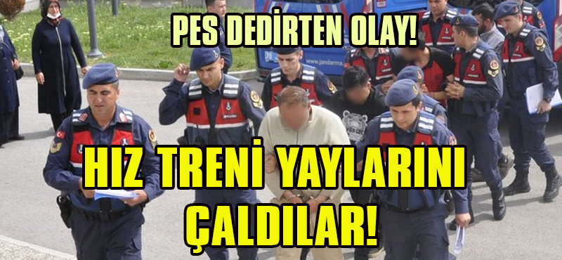 Hızlı Trenin Raylarını Çaldılar!