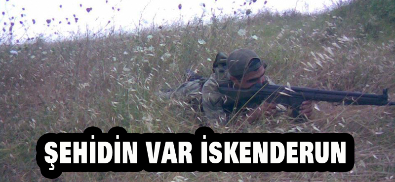 Şehidin var İskenderun