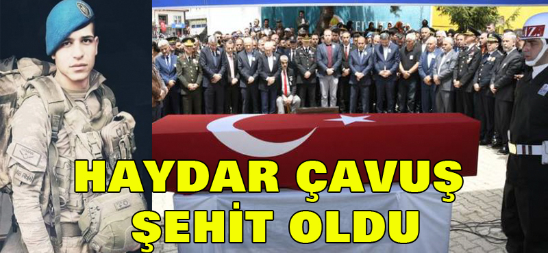 Haydar Çavuş şehit oldu
