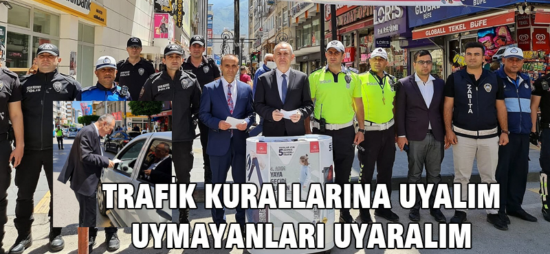 Trafik kurallarına uyalım uymayanları uyaralım
